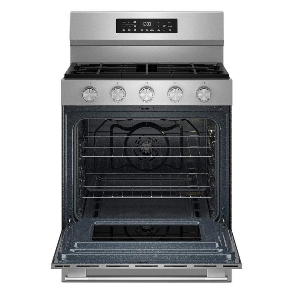 Kitchenaid KFGS330TPS 5.0 Cu. Ft. Smart Freestanding Gas Range with Convection Cooking Modes
