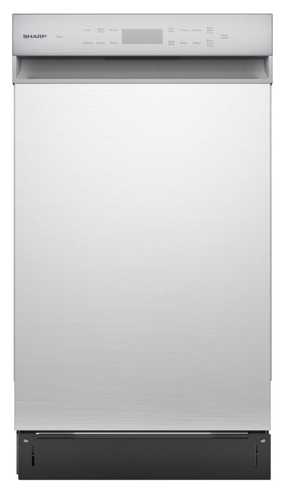 Sharp SDW4523MS 18 in. Stainless Steel 47 dB Dishwasher