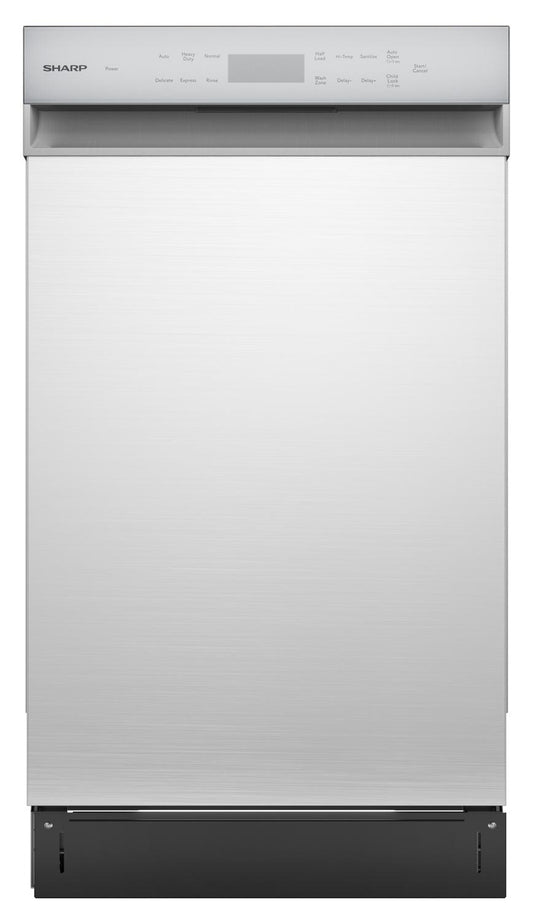 Sharp SDW4523MS 18 in. Stainless Steel 47 dB Dishwasher