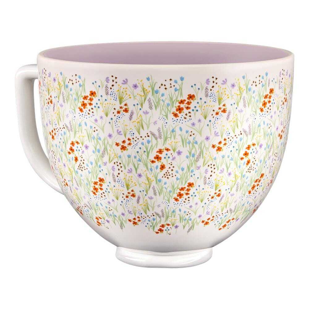 Kitchenaid KSM2CB5WF 5 Quart Wildflower Ceramic Bowl