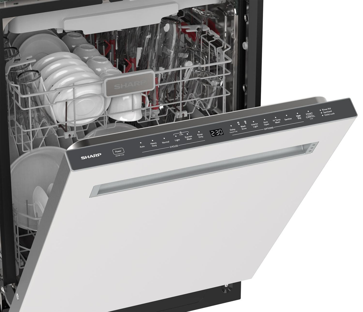 Sharp SDW6768SMS 24 in. Stainless Steel Dishwasher