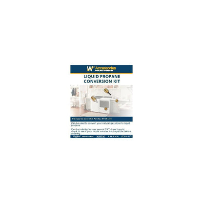 Maytag W11581316 Gas Dryer Conversion Kit fits 29" dryers, propane-orifice size-54, butane-orifice size-55