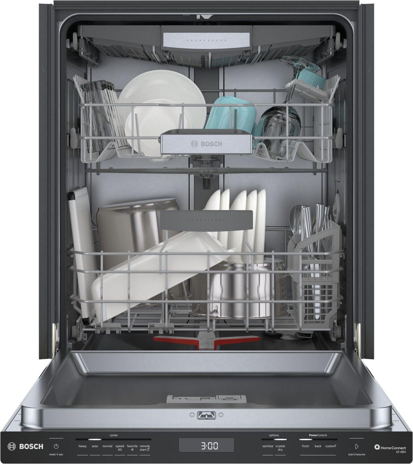 Bosch SHP78CM6N 800 Series, built-under dishwasher, 24'', Black