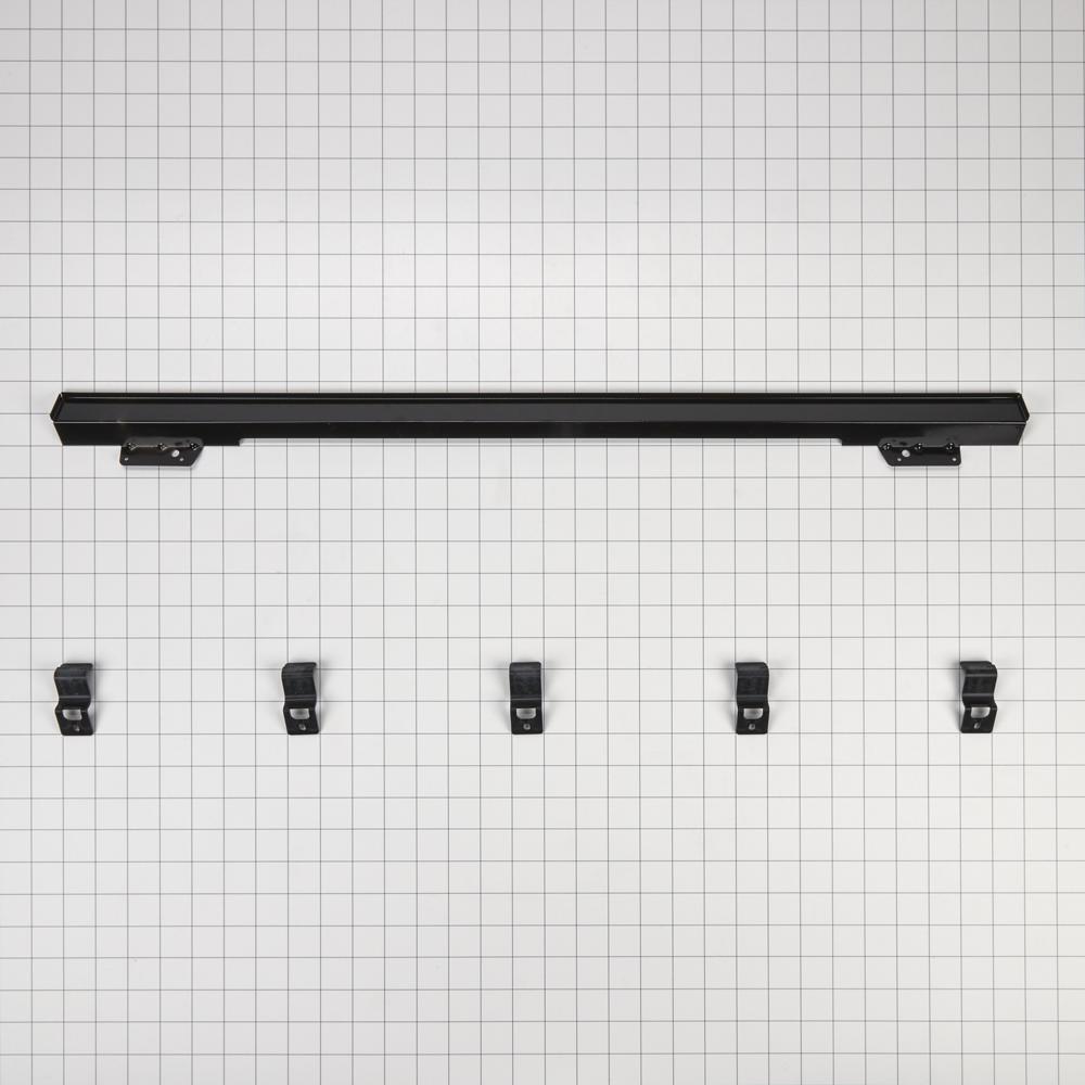 Kitchenaid W10837578 30" Built-In Range Flush Installation Trim Kit, Black, fits JJW3430DB and JJW3830DB