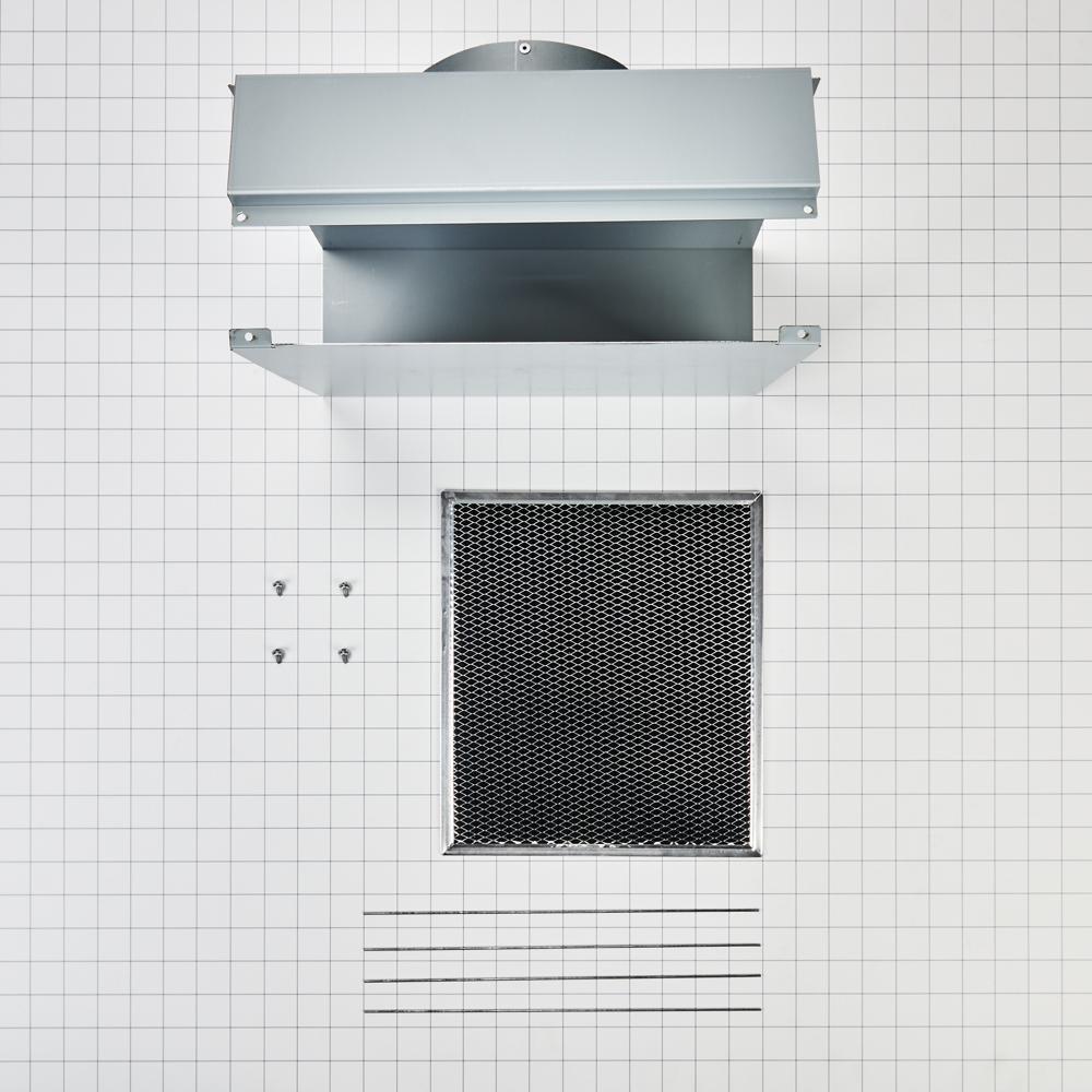 Kitchenaid W11430939 Range Wall Hood Charcoal Filter Recirculation Kit - Silver