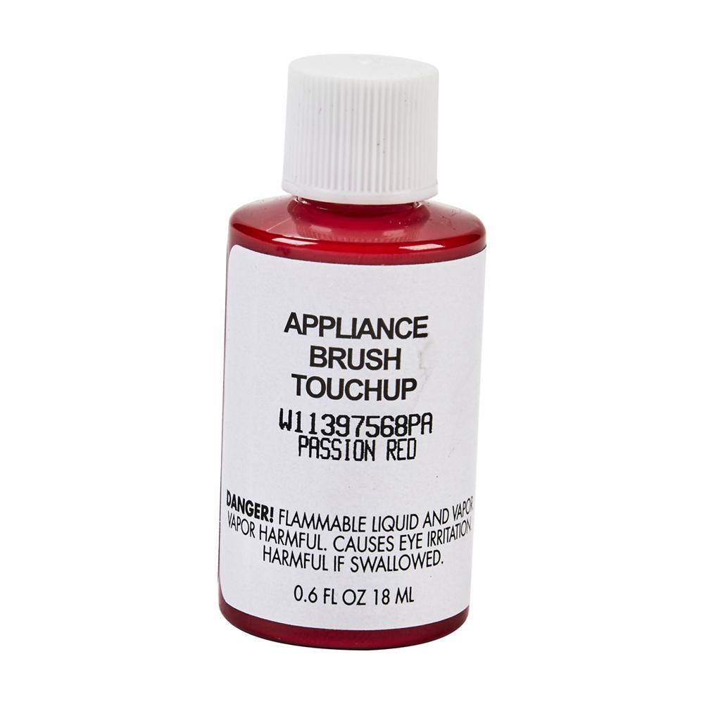 Kitchenaid W11397568PA Touch-Up Paint with a Brush - Passion Red 0.6-oz