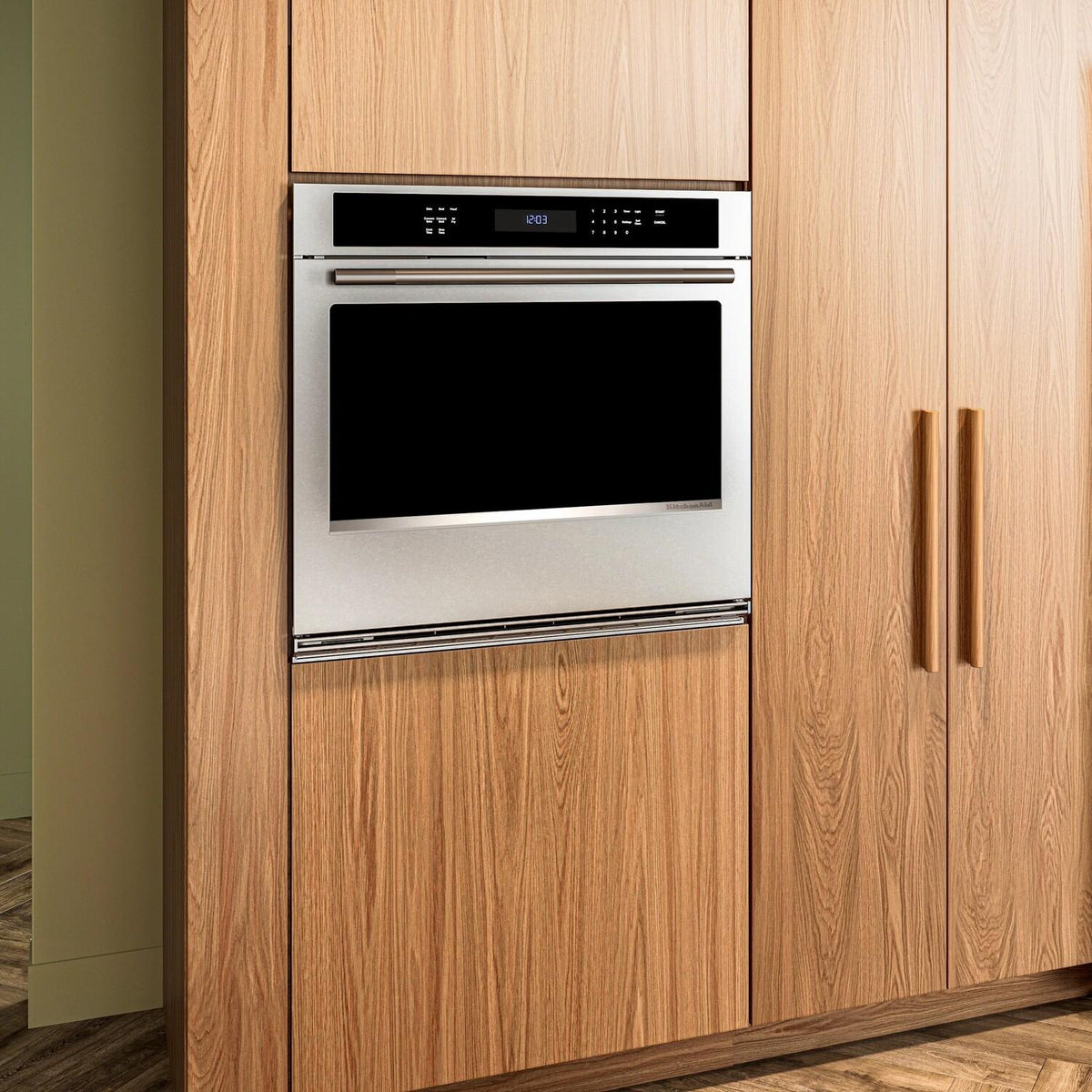 Kitchenaid KOES527SPS 27-inch Electric Single Wall Oven with No Preheat Air Fry Mode - PrintShield™ Finish