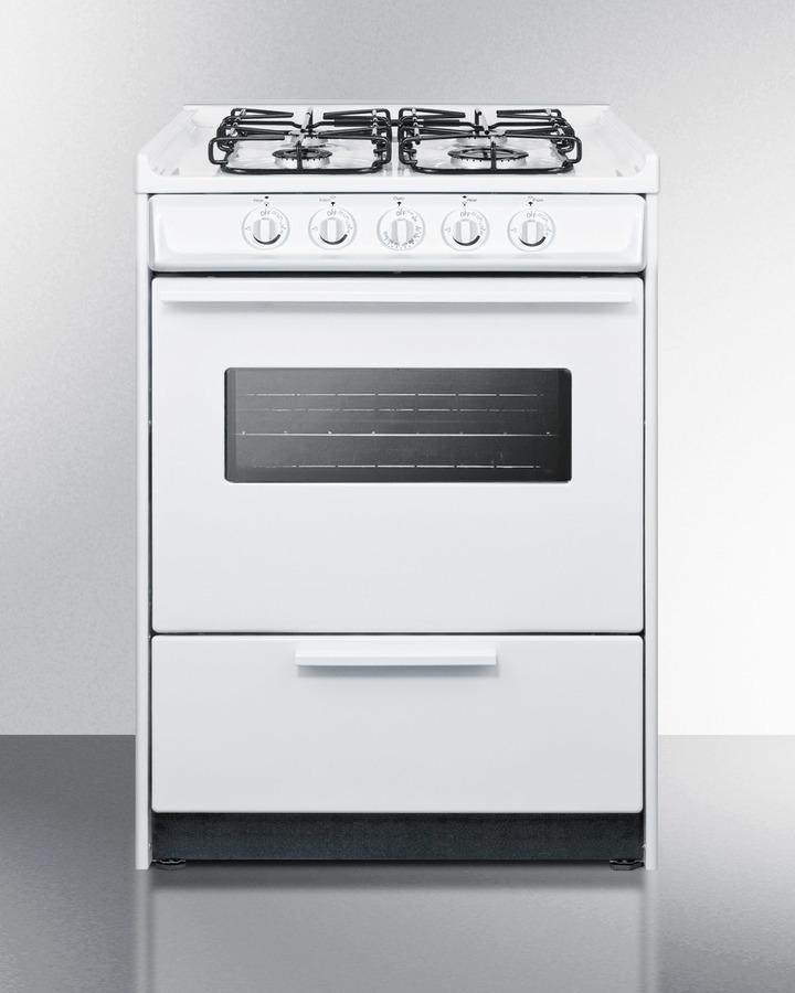 Summit WTM6107RSW 24" Wide Gas Range