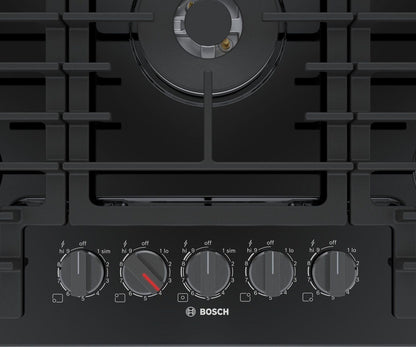 Bosch 800 Series Gas Cooktop 30" Black NGM8048UC