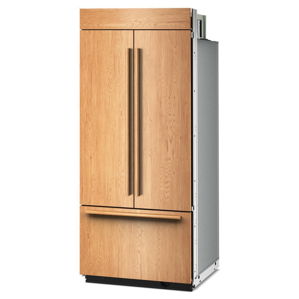 Kitchenaid KBFN536TPA 20.8 Cu. Ft. 36" Built-In Panel-Ready French Door Bottom Mount Refrigerator with Platinum Interior