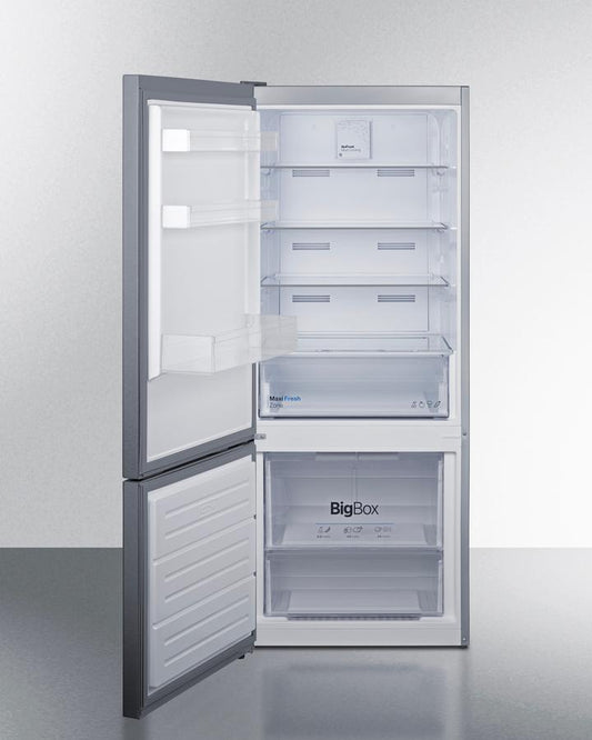 Summit FFBF154SSLHD 28" Wide Bottom Mount Refrigerator-freezer