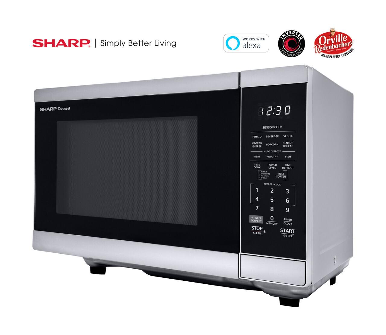 Sharp 1.4 cu. ft. Smart Countertop Microwave Oven