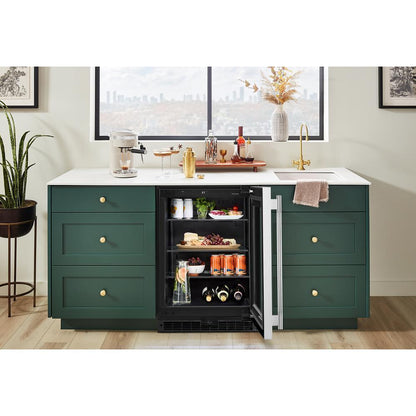 Kitchenaid KURR324SSB 24" Undercounter Refrigerator with Glass Door