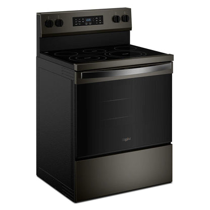 Whirlpool WFES5730SV 30-inch Electric Range with Air Cooking Technology