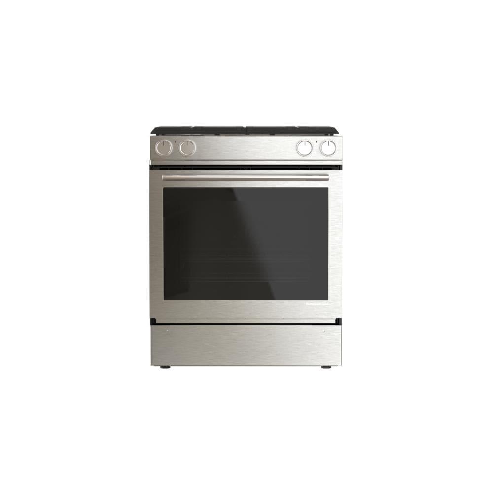 Kitchenaid KSDV730TPS 30-Inch 4-Burner Dual Fuel Downdraft Slide-In Range
