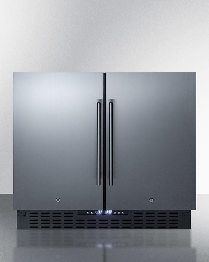 Summit FFRF36 36" Wide Built-in Refrigerator-freezer