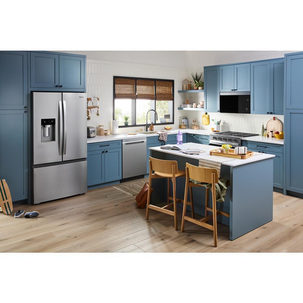 Whirlpool WRFC7036RZ 36-inch Wide True Counter Depth 3-Door French Door Refrigerator - 23.4 cu. ft.