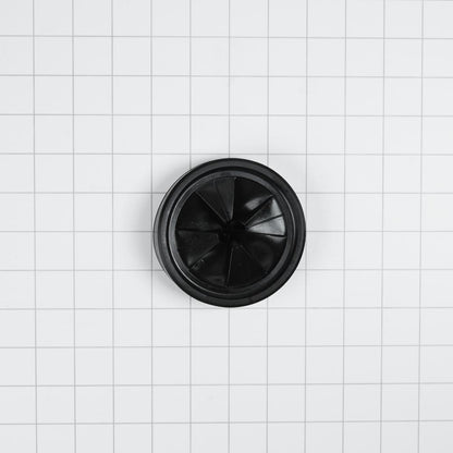 Kitchenaid 4211615 Disposer Splash Guard, Black-colored, with 4" diameter flexible rubber sink baffle