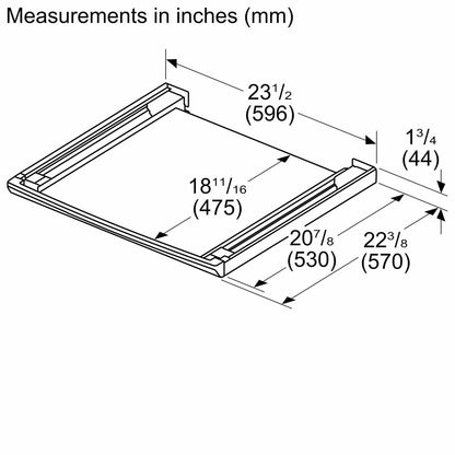 Bosch WTZ2750XUC Accessory for washing/drying
