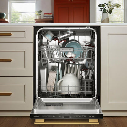 KDTS624SPL KitchenAid® 360(degree) Max Jets™ Third Rack Dishwasher with Advanced ProDry™ System, 44 dBA