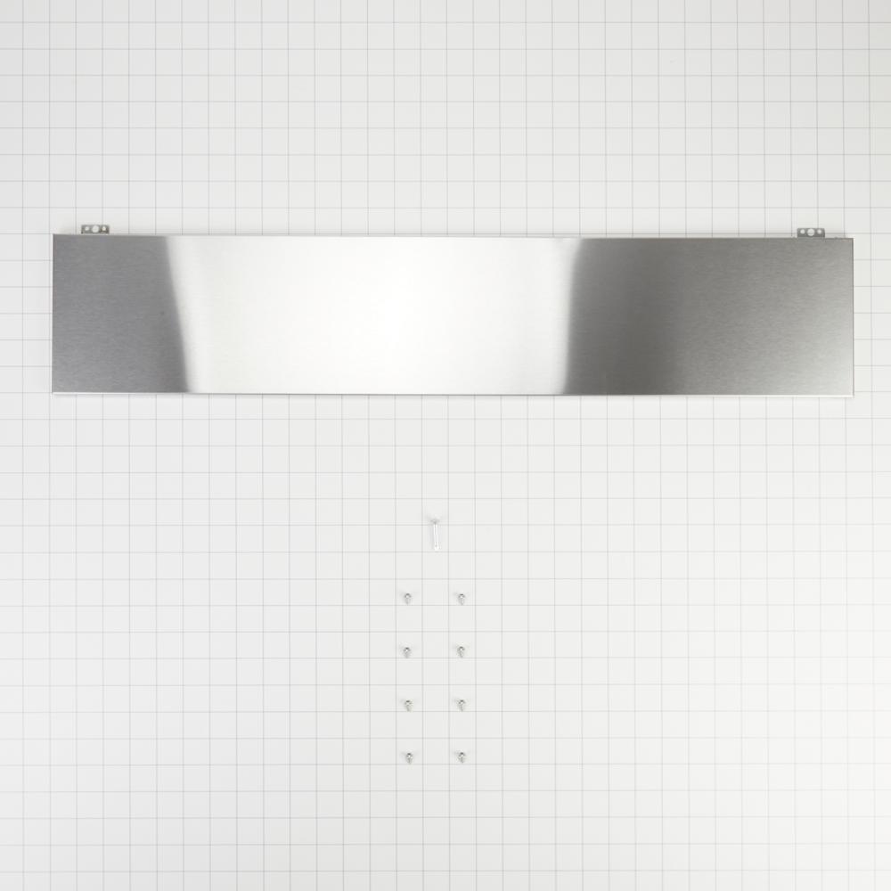 Whirlpool W10490327 30"L x 6"H Range Hood Rear Panel Liner, for UXL5430BSS model