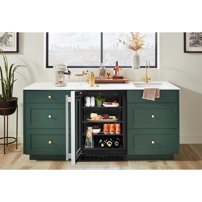 Kitchenaid KURL324SSB 24" Undercounter Refrigerator with Glass Door