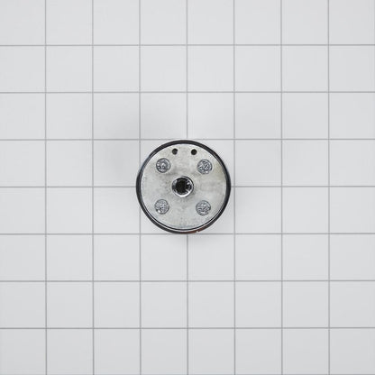 Whirlpool WPW10594481 Range Surface 1 7/8-IN D Round, Blade-Style Burner Control Knob with 1/2-IN Spindle - Stainless Steel