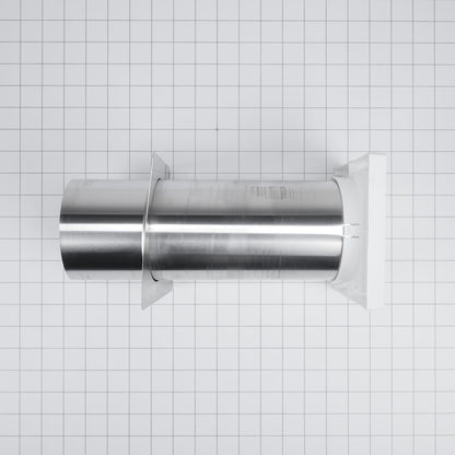 Whirlpool 8212662 Dryer Louvered Vent of 4" opening with 10.5" tail pipe and back draft flapper