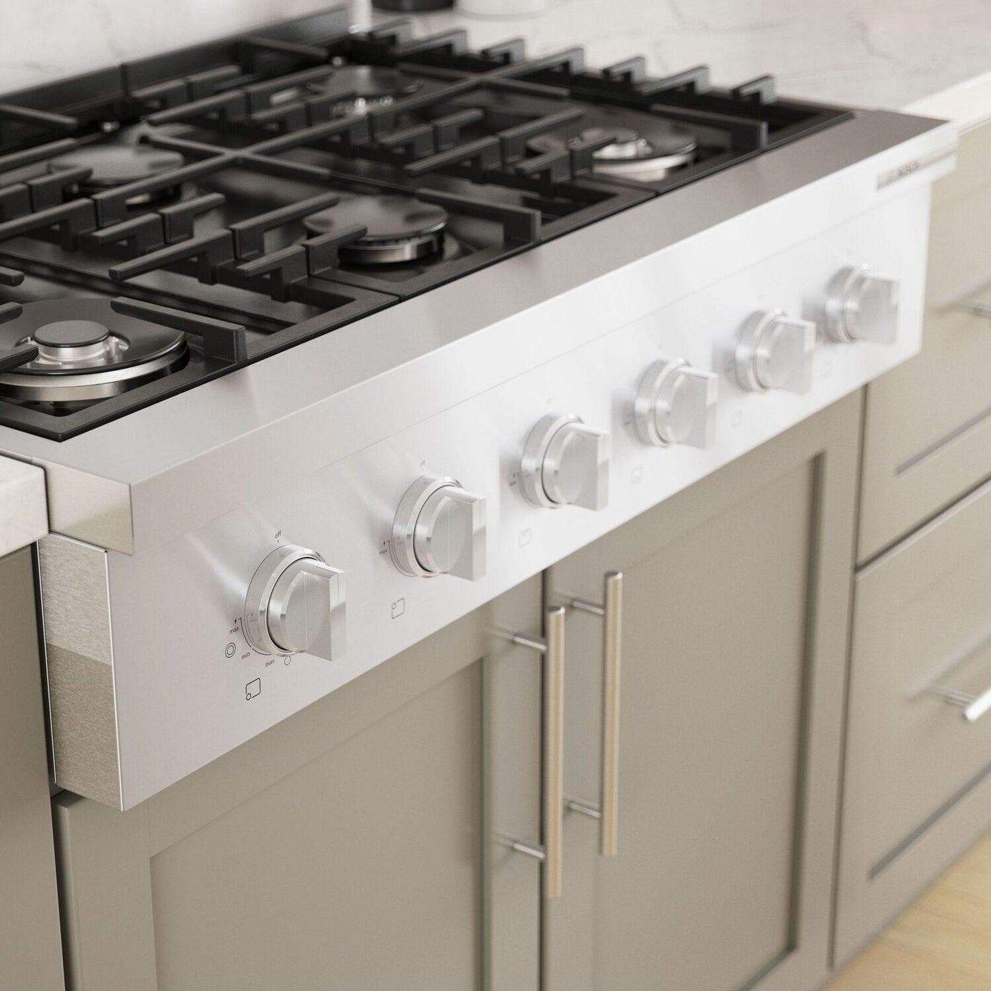 Bosch RGM8658UC 800 Series, Professional Rangetop, 36 ", Stainless steel