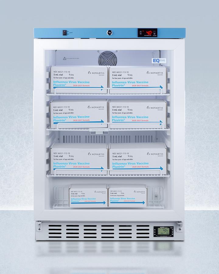 Summit ACR52GNSF456 24" Wide Built-in Medical Refrigerator, Certified To Nsf/ansi 456 Vaccine Storage Standard