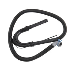 Maytag W11281268 6' Black flexible washer drain hose with elbow bracket, 1