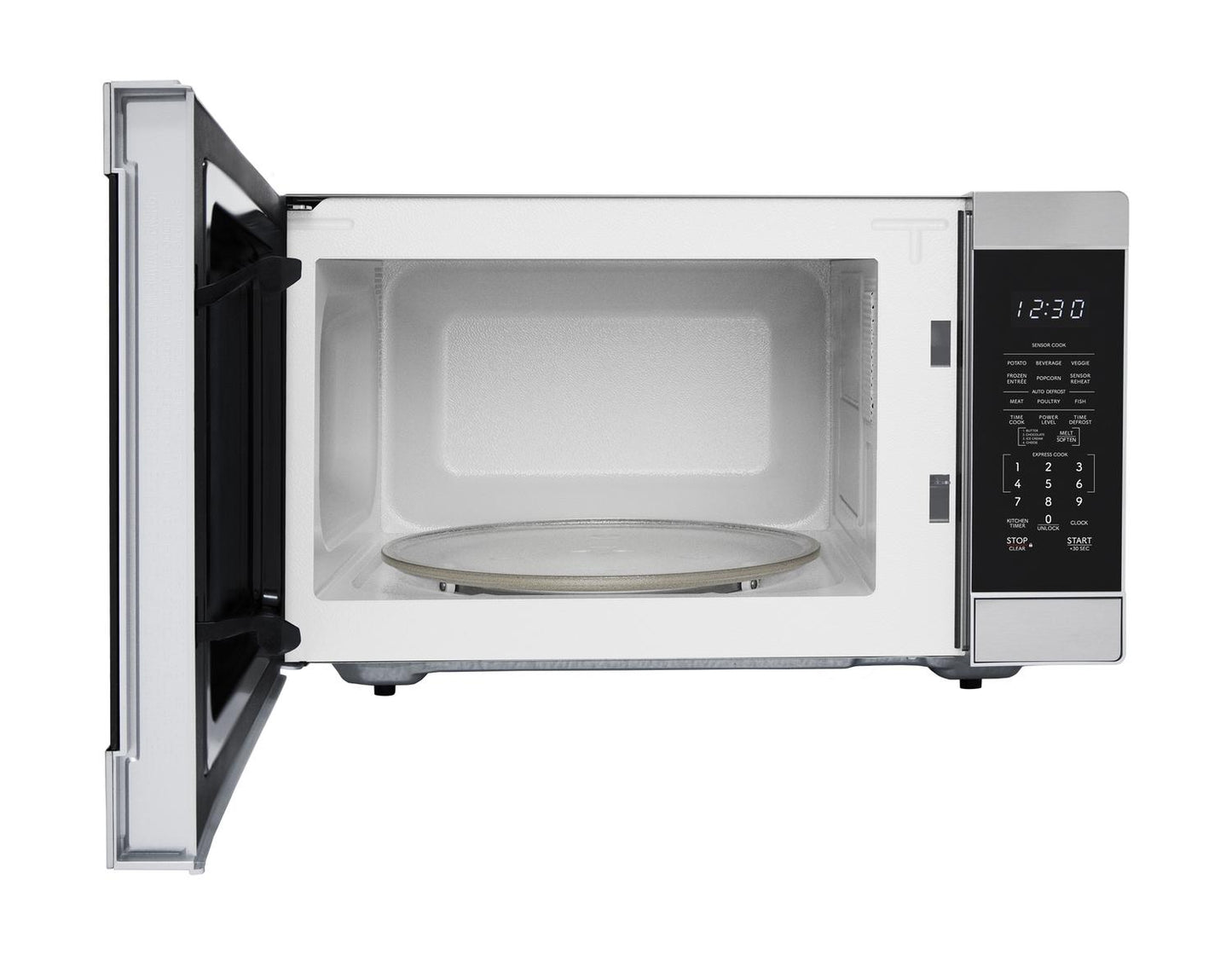 SMC1660KS Sharp 1.6 cu. ft. 1100W Stainless Steel Countertop Microwave Oven