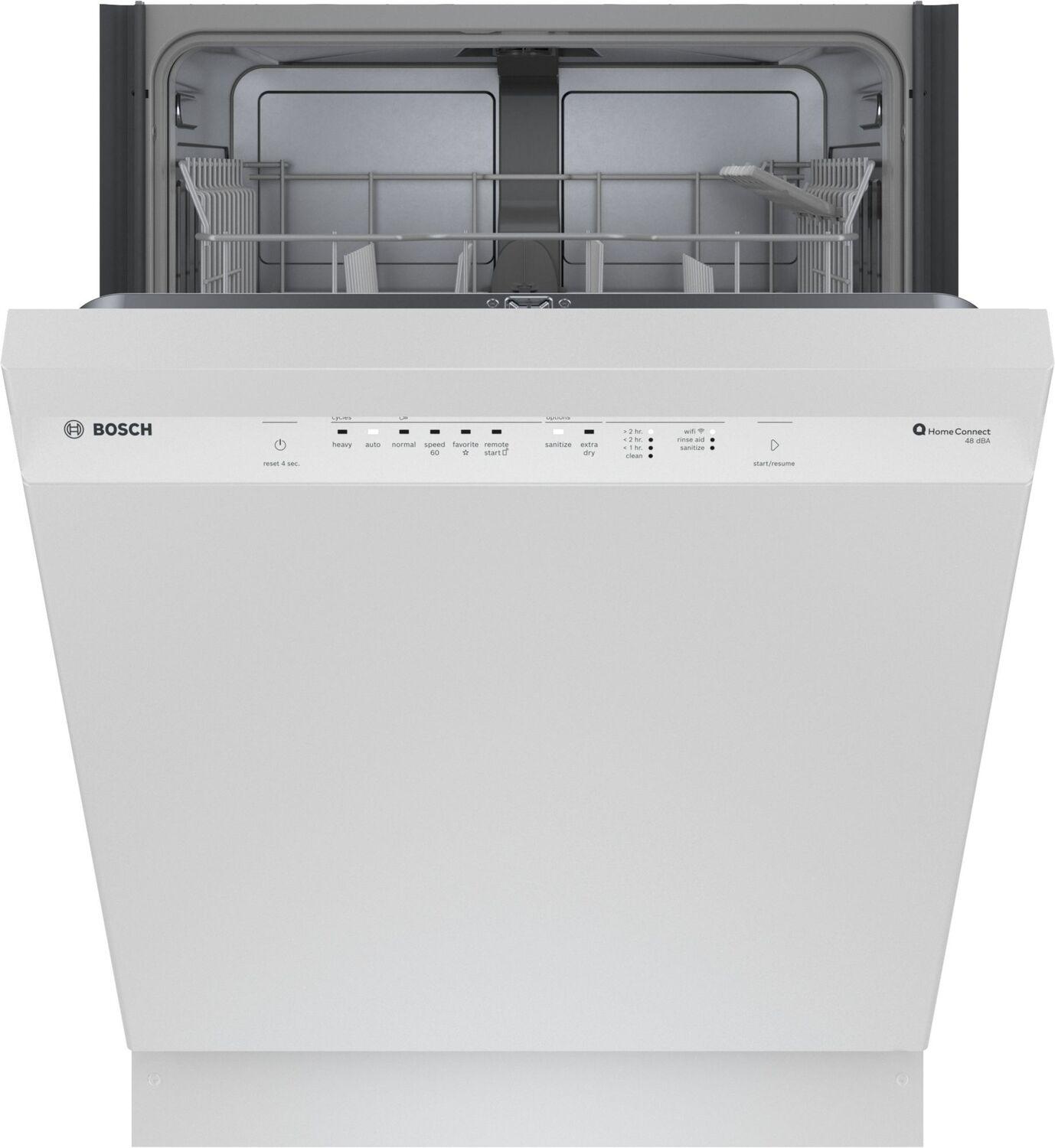 Bosch SHE4AEM2N 100 Plus Dishwasher 24" White