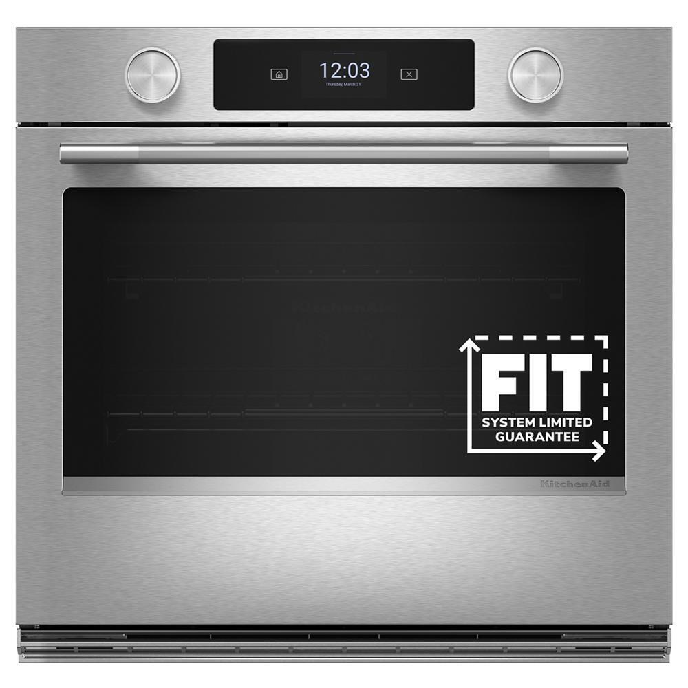 Kitchenaid KOES930SPS 30-inch Smart Electric Single Wall Oven with Intelligent Cooking Camera - PrintShield™ Finish