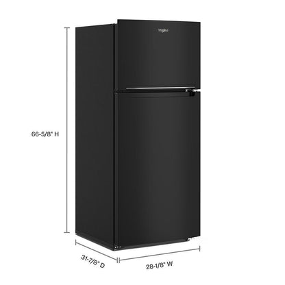 Whirlpool WRTX5028PB 28-inch Wide Top-Freezer Refrigerator - 16.3 Cu. Ft.