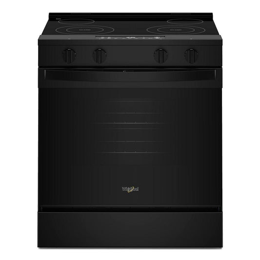 Whirlpool WSES3130SB 30-inch Electric Range with No Preheat and Slow Cook Modes