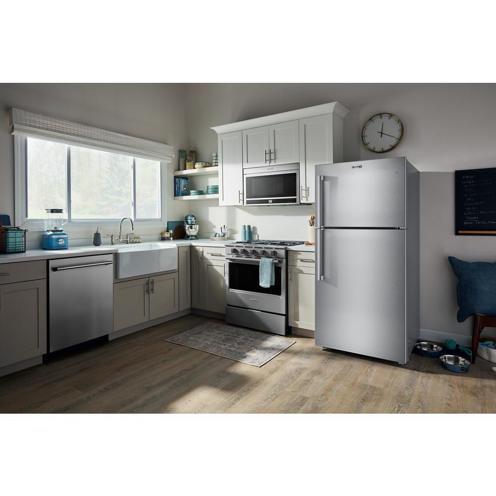 Maytag MRTX5119SZ 30-Inch Wide Top-Freezer Refrigerator with Garage Mode-19 Cu. Ft.