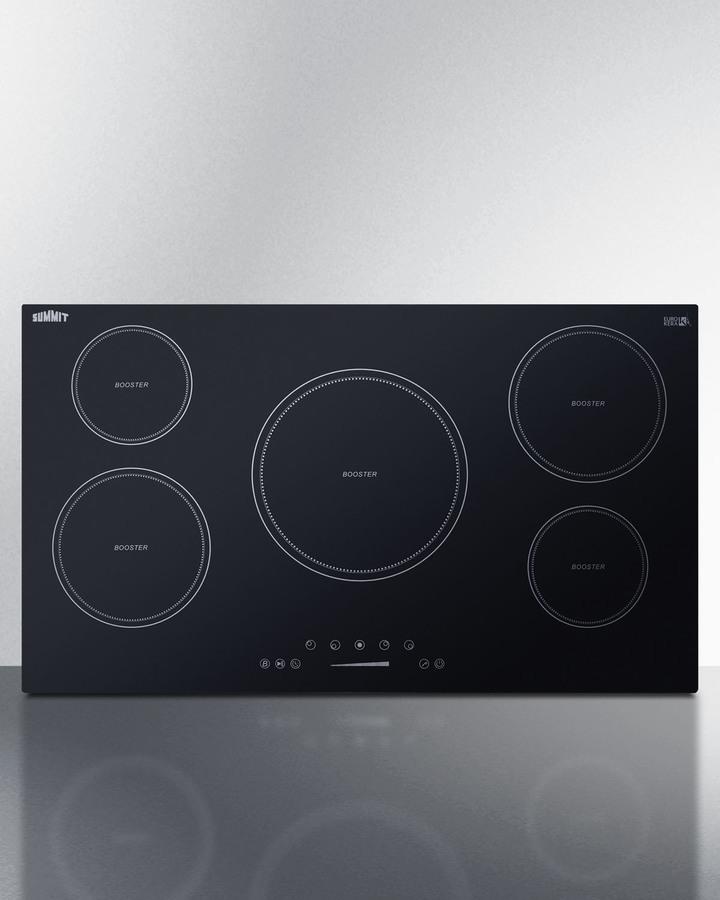 Summit 36" Wide 208-240v 5-zone Induction Cooktop