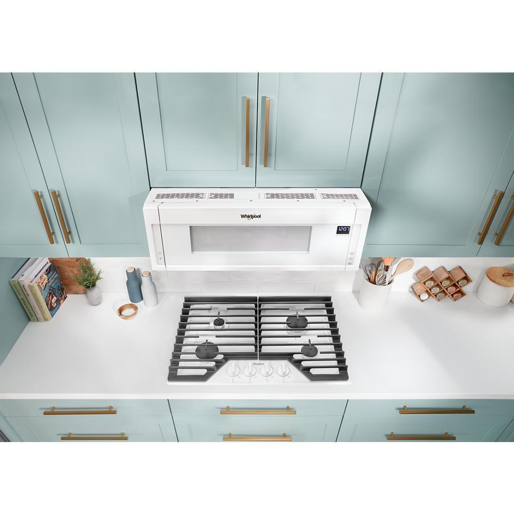 Whirlpool WCGK5030PW 30-inch Gas Cooktop with EZ-2-Lift™ Hinged Cast-Iron Grates