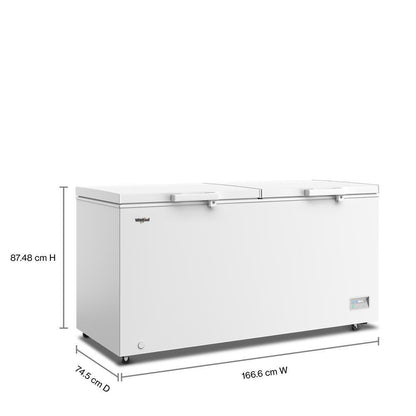 WZCC5519TW Whirlpool® 19 cu. ft. Convertible Freezer-to-Fridge Chest Freezer with 4 Storage Baskets