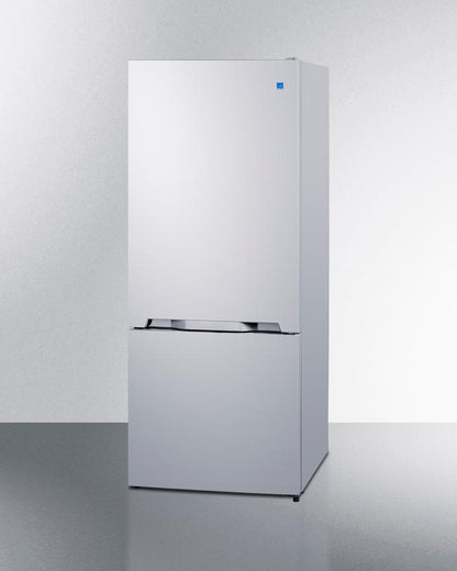 Summit FFBF151W 28" Wide Bottom Mount Refrigerator-freezer