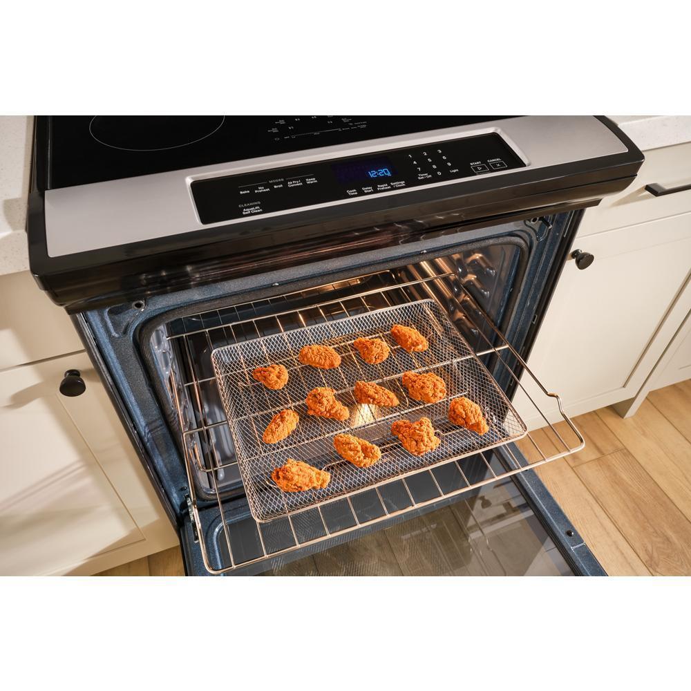 Whirlpool WSIS5030RV 30-inch Induction Range with No Preheat Air Fry