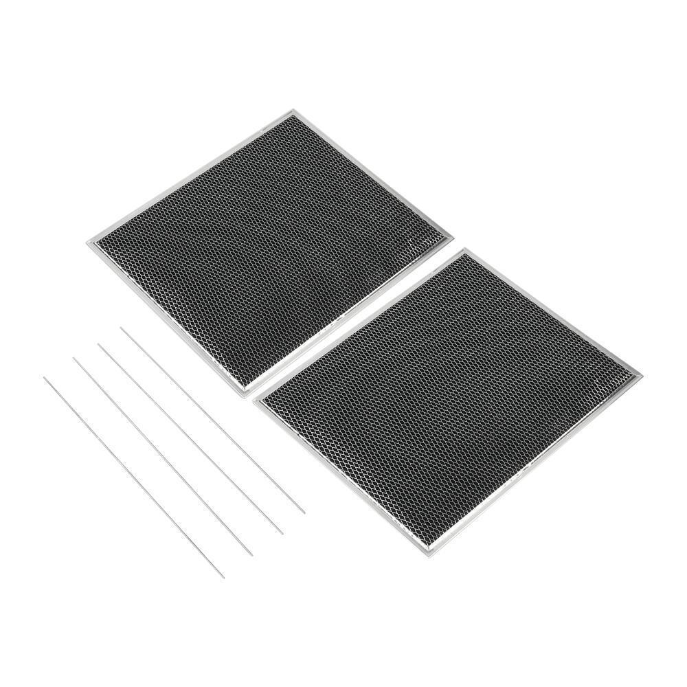 Whirlpool W11584494 Range Hood Filter Kit (Includes Two Charcoal Filters and Four Clips)