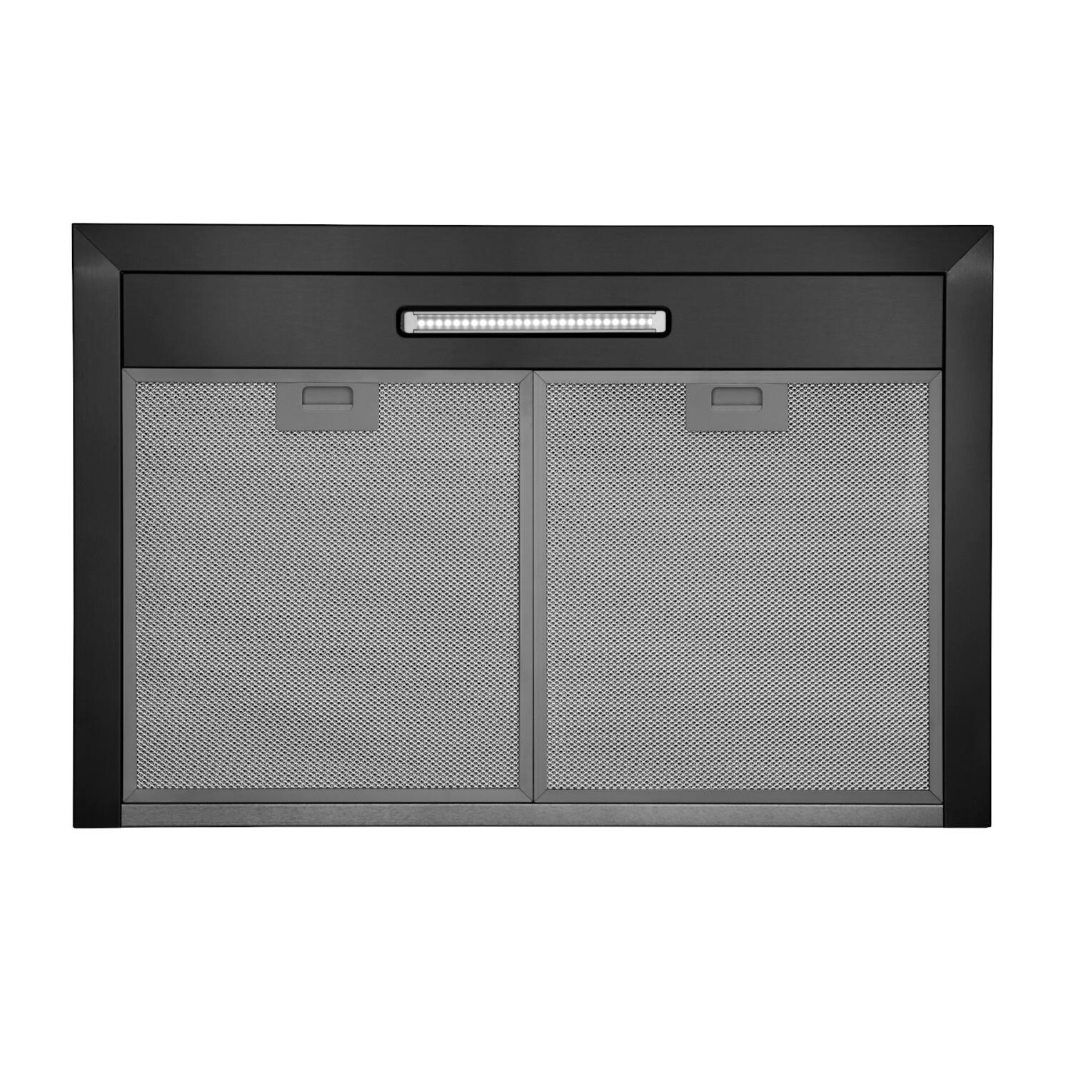 EW4336BLS Broan® Elite EW43 Series 36-Inch Convertible T-Style Chimney Range Hood, 460 Max Blower CFM, Black Stainless Steel