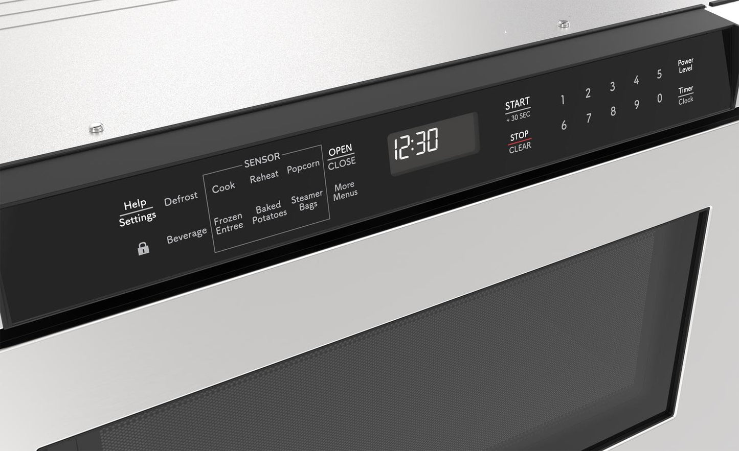 SMD2420MS Sharp 24 in. 1.2 cu. ft. Built-In Microwave Drawer™ Oven in Stainless Steel