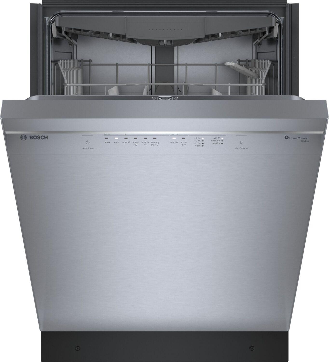 Bosch SHE53C85N 300 Series, built-under dishwasher, 24'', Brushed steel anti-fingerprint