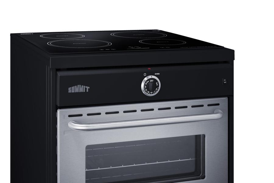 Summit TEM665BW 24" Wide Induction Range