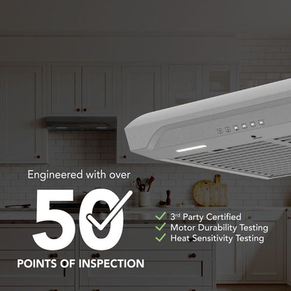 Broan ALT3304SS Alta 30-Inch 490 MAX Blower CFM 1.1 Sones Stainless Steel Range Hood