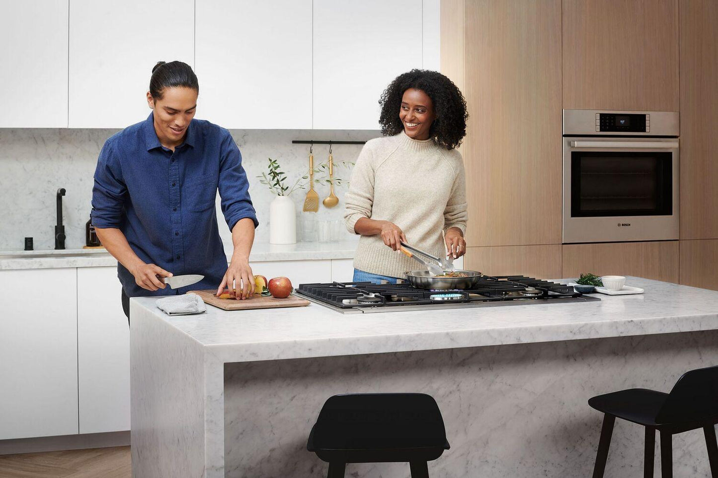 Bosch NGM8659UC 800 Series, Gas hob, 36'', Stainless steel