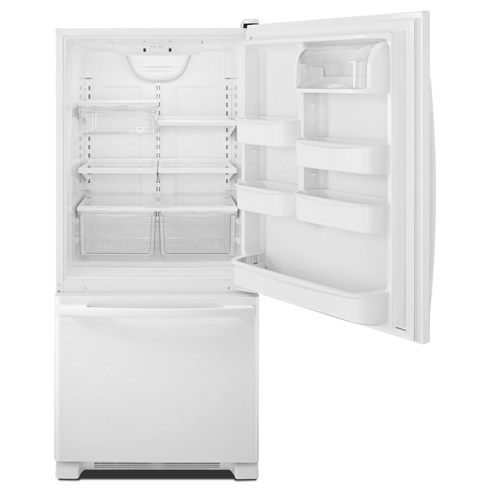 Amana ABB1924BRW 29-inch Wide Bottom-Freezer Refrigerator with EasyFreezer™ Pull-Out Drawer -- 18 cu. ft. Capacity